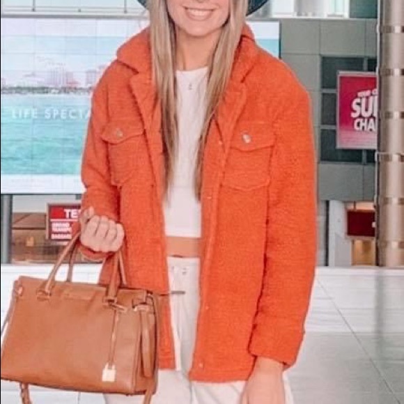 Fluffy Button up jacket - Picture 1 of 1